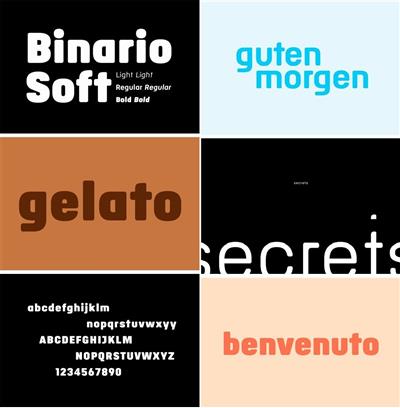 Binario Soft Font Family