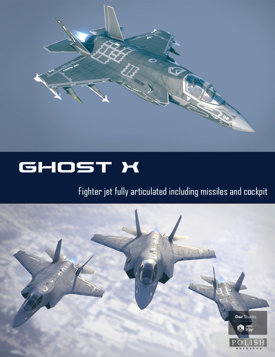 Ghost X Fighter Jet