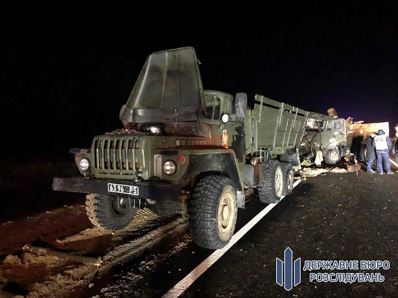 В Херсонской области в итоге столкновения военных грузовиков погиб контрактник