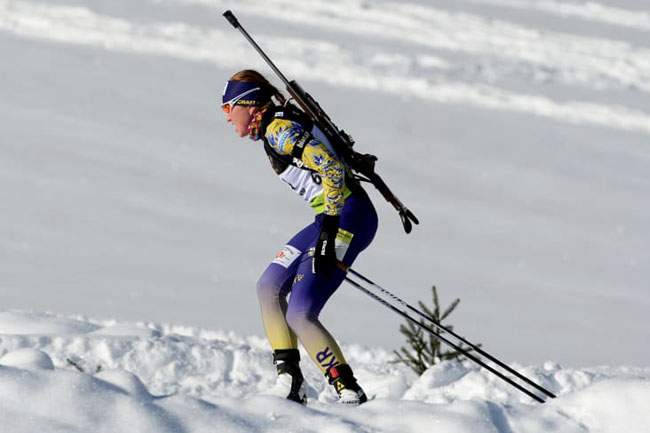 Надежда Белкина – девятая в гонке преследования на этапе Кубка IBU в Швейцарии