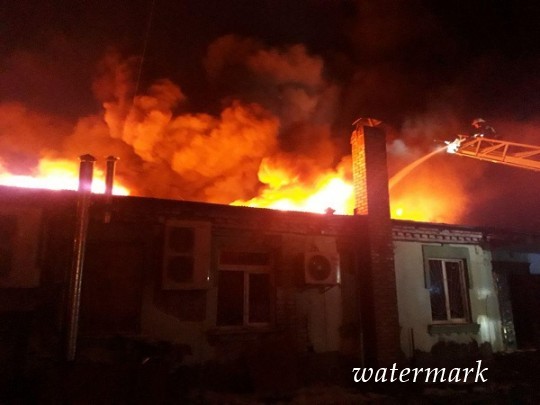 В Гладко мощный пожар изничтожил дом ресторана(фото)