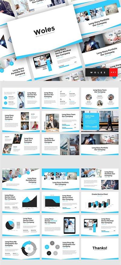 Woles - Business PowerPoint, Keynote and Google Slides Template