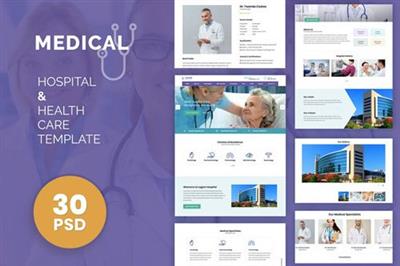 Medical - Treatment Institute Hospital PSD Template