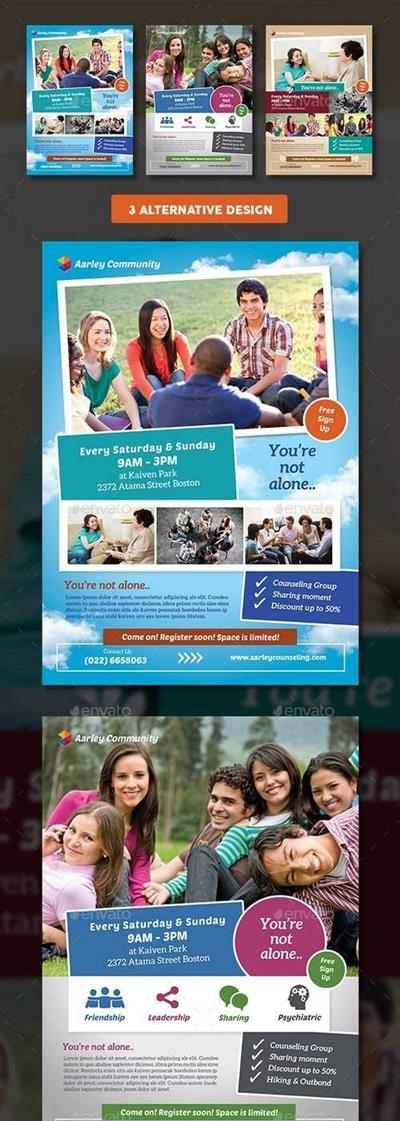 Counseling Corporate Flyer 18411255