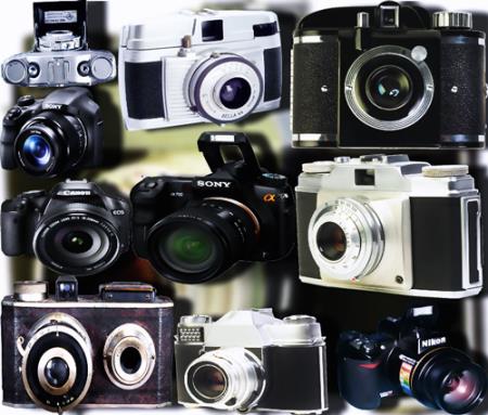 Png без фона - Старые фотоаппараты