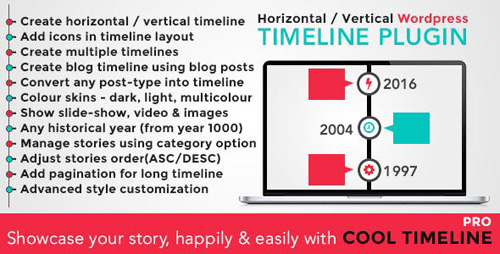 CodeCanyon - Cool Timeline Pro v2.8.2 - WordPress Timeline Plugin - 17046256