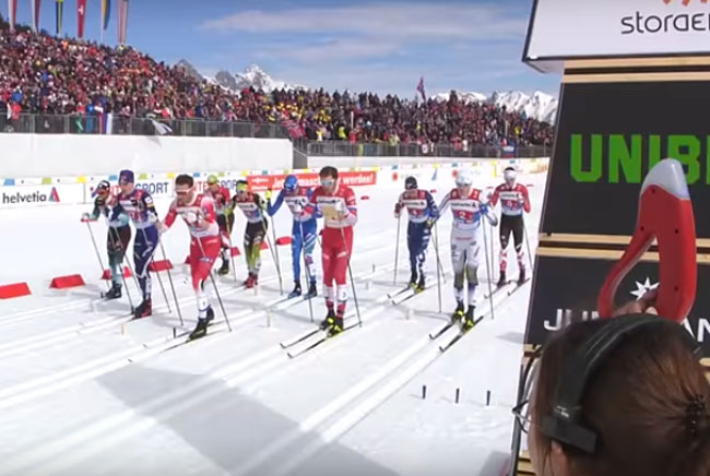 Норвежские лыжники Иверсен и Клэбо – чемпионы мира в командном спринте; Коструба и Красовский– 19-е (+Видео)