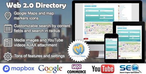 CodeCanyon - Web 2.0 Directory v2.2.7 - plugin for WordPress - 6463373 - NULLED