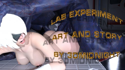 Lab Experiment by 3DMidnight - Sexy 2B 3d comic