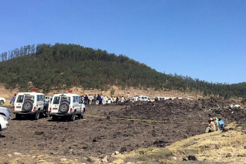 Жертвами крушения аэроплана в Эфиопии стали граждане 33 местностей(освежено)