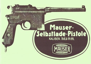 Mauser Selbstlade-Pistole Kaliber 7,63 mm