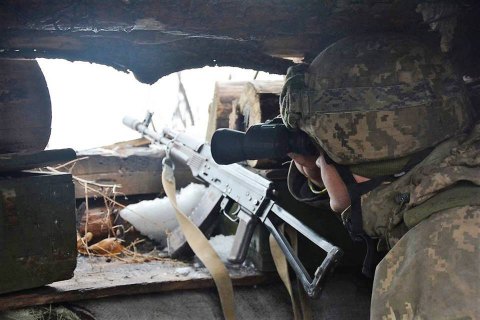Военные изничтожили БМП боевиков на Донбассе