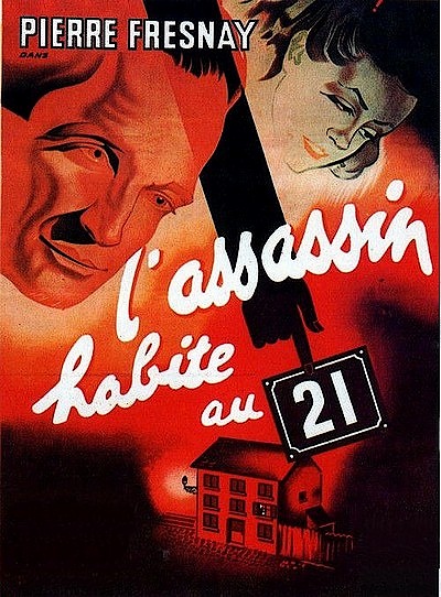 Убийца живет в доме... №21 / L'assassin habite... au 21 (1942) HDRip