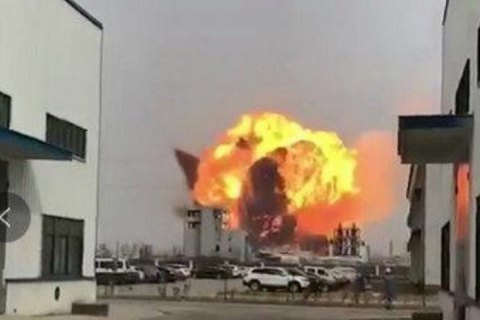 Численность жертв взрыва на китайском заводе увеличилось до 47 человек