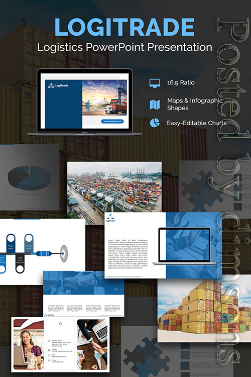 Logistics PPT Slides PowerPoint Template 187 downTURK Download Fresh 