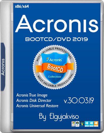 Acronis BootCD/DVD 2019 RePack by Elgujakviso 30.03.19