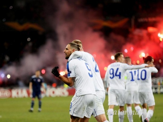 УЕФА наказал «Динамо» за бедламы на матче с «Олимпиакосом»(фото)