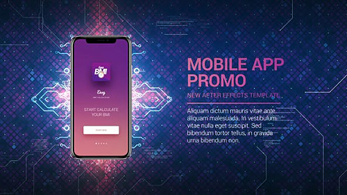 Technology App Promo - Project for After Effects (Videohive)
