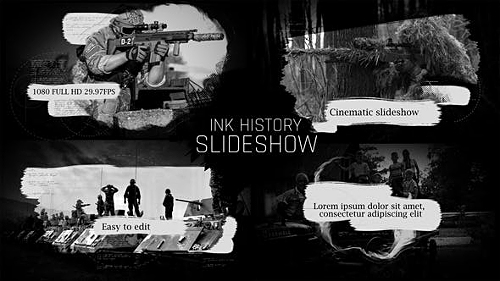 Ink History Slideshow - Project for After Effects (Videohive)