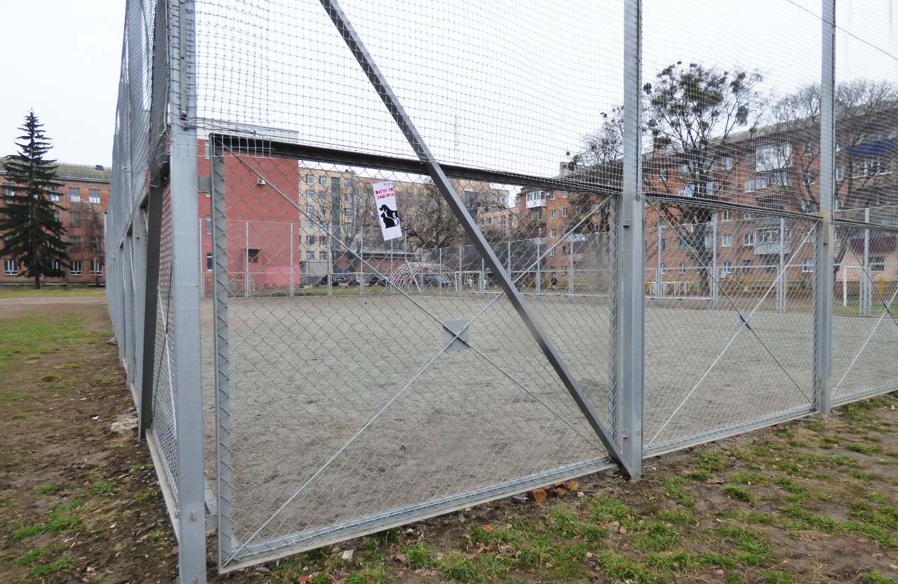 Вісті з Полтави - У Полтаві оголосили тендер на штучну траву та ворота для спортмайданчиків: 5-та школа перша у черзі