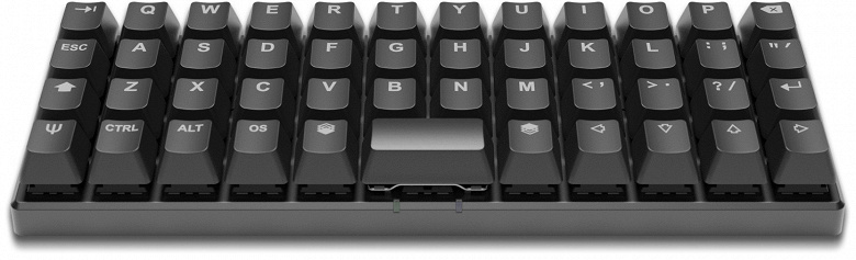 У клавиатуры Planck EZ итого 47 клавиш