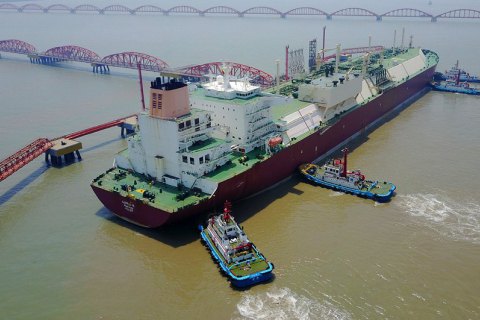​Китай построит самое крупное корабль для транспортировки сжиженного газа