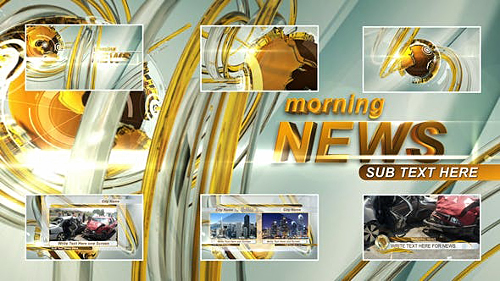 Morning News Intro - Project for After Effects (Videohive)