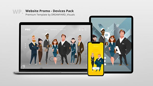 Website Promo - Devices Mock-up Pack - Project for After Effects (Videohive)