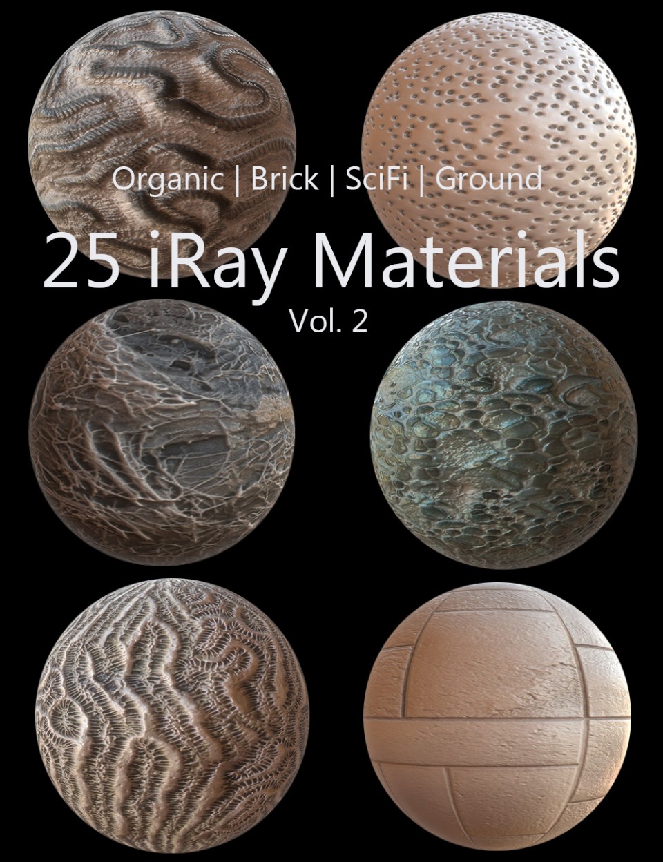 Iray Materials Collection Vol 2