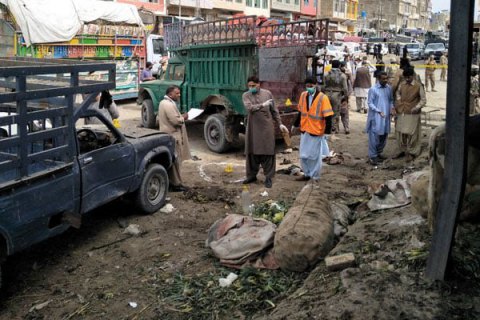 На базаре в Пакистане приключился взрыв, есть пострадавшие