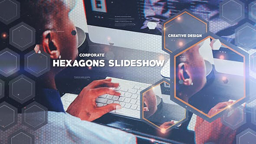 Hexagon Slideshow 23120374 - Project for After Effects (Videohive)