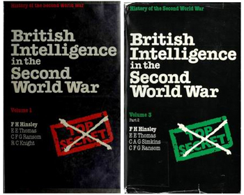 British Intelligence in the Second World War vol 1-4