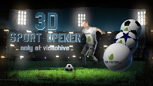 Soccer Night - 3D Sport Opener - Project for After Effects (Videohive)