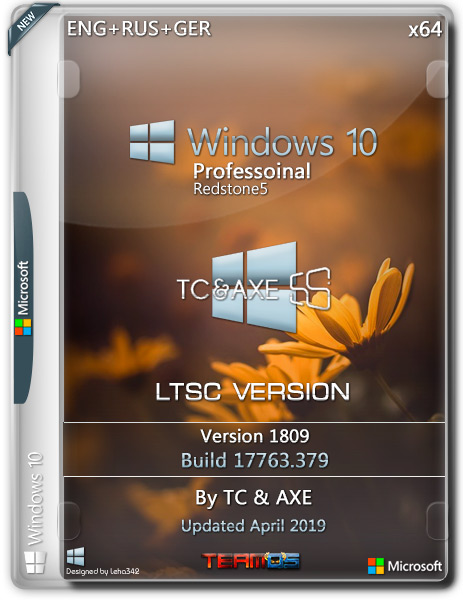 Windows 10 Pro x64 1809 LTSC Version by TC&AXE (ENG+RUS+GER/2019)