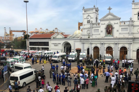 На Шри-Ланке застопорили 40 человек по подозрению в причастности к терактам