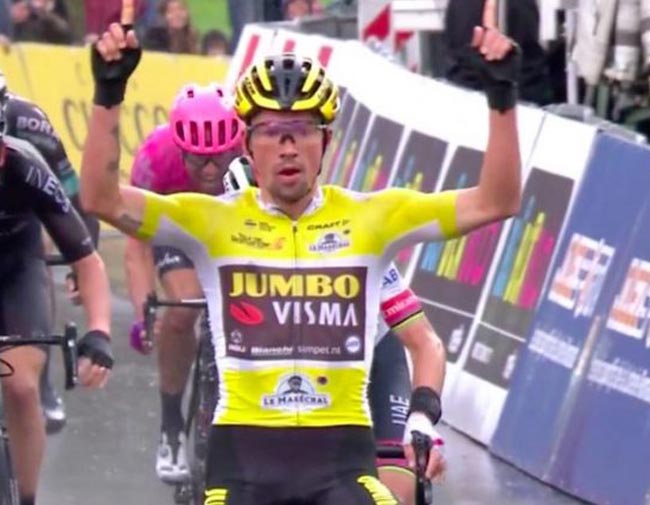 Словенец Примож Роглич - победитель многодневной велогонки «Тур Романдии»