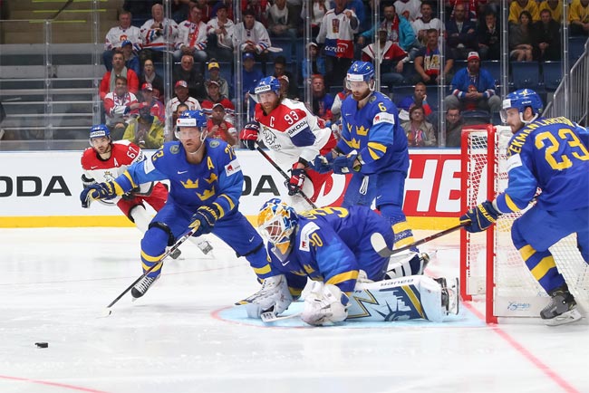 Хоккей. ЧМ-2019. Швеция проиграла Чехии, Словакия обыграла США