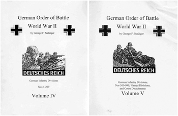 German Order of Battle Vol IV-V - Nafziger