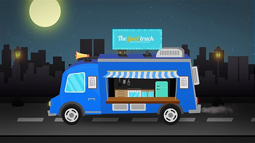 Food Truck Logo Reveal - Project for After Effects (Videohive)