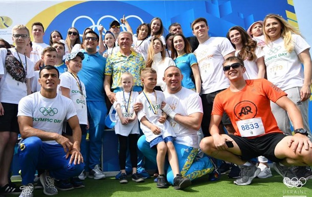 Киев ярко отметил Олимпийский день