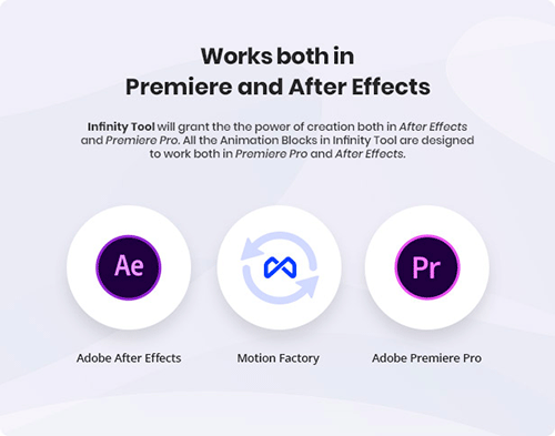 Videohive: Infinity Tool - Greatest Pack for Video Creators v.1.5 - After Effects & Premiere Pro Templates and script