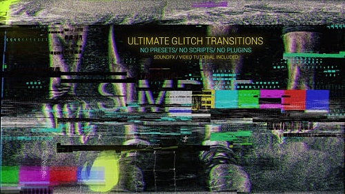 Glitch Transitions 21599820 - Project for After Effects (Videohive)