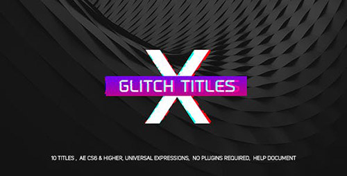 Gradient Glitch Titles - Project for After Effects (Videohive)
