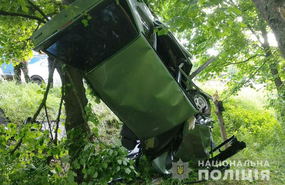 Вісті з Полтави - У Хорольському районі від зіткнення з BMW ВАЗ 2109 закинуло на дерево — його водій у важкому стані