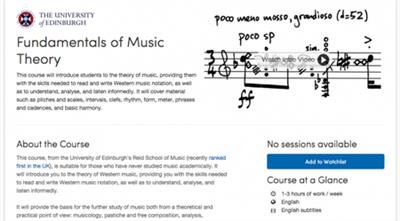 Coursera - Fundamentals of Music Theory (The University of Edinburgh)