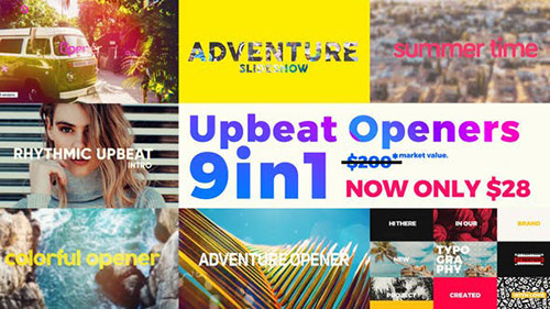 Upbeat Summer Openers - Bundle 9 in 1 - Project for After Effects (Videohive)