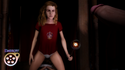 Darkcet - Hermione, Hagrid's visit - Harry Potter 3d sex comic