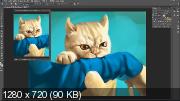 Стрим по рисованию кота в Photoshop (2019)